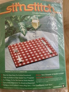 Sit'n'stitch "Placemats" Makes 2. Plastic Canvas  - Picture 1 of 3