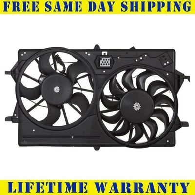 New Radiator Condenser Fan Assembly For 2000-2002 Ford Focus 2.0L - Image 1 of 4