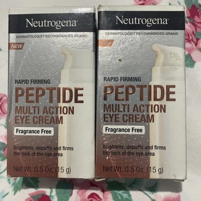 2~Crema de ojos multi acción péptido reafirmante rápido Neutrogena FF retirada ver leer Foto 1 de 4