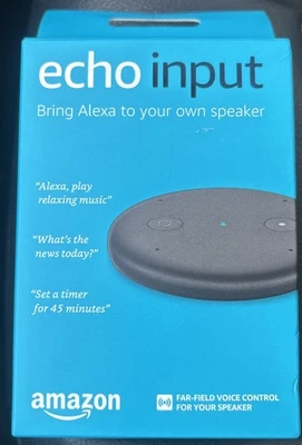 Echo Input Amazon Voice Control Speaker Bring Alexa Right To Your Speaker Sealed - Image 1 of 3