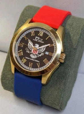 Reloj de cuarzo Daniel Steiger Patriot edición limitada para hombre, ¡funciona! Foto 1 de 4