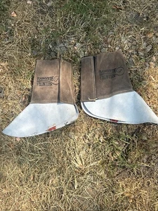 Rawhyde Frontier Tanned Leather Shoe/Boot Spats #79683 (c) - Foto 1 di 5