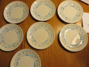 Blue Heaven Dessert-/Brotteller, 7 Stück - Bild 1 von 3