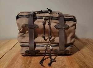 Filson Medium Rugged Twill Outfitter Bag | Tan | Talon Era | Rare | Made in USA - Picture 1 of 7
