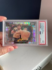 Aliaskhab Khizriev Rookie Cracked Ice Prizm /10 - 2023 Select UFC - PSA 10 GM