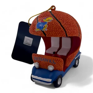 University of Kansas Jayhawks NCAA Basketball Feld Auto Wagen Weihnachtsschmuck - Bild 1 von 4