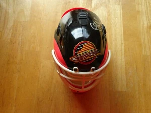 Glen Hanlon Autographed Vancouver Canucks Riddell Mini Goalie Mask(Moving Sale - Picture 1 of 6