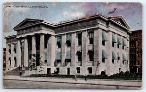 Postcard KY 1914 Louisville Court House I3 - Picture 1 of 2