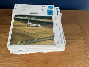 TRANSPORT AND UTILITY AIRCRAFT COLLECTORS CLUB CARDS X 300 !! - Picture 1 of 9