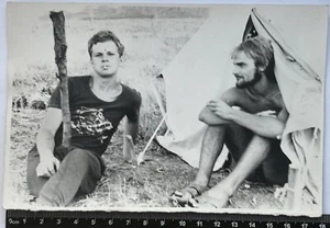 Affectionate Handsome Young Men Attractive Guys Cute Male Gay Int Old Photo#3251 - Imagen 1 de 3