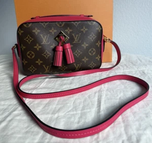 Louis Vuitton Freesia Monogram Canvas Saintonge Crossbody Bag - Picture 1 of 23