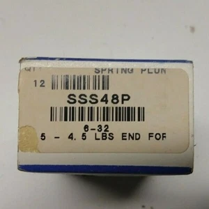 Vlier SSS48P 6-32, 17/32" longitud de rosca, 1/16" émbolo inoxidable S2C2 - Imagen 1 de 8