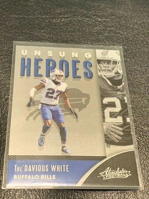 2020 ABSOLUTE FOOTBALL UNSUNG HEROES TRE'DAVIOUS WHITE -- FREE SHIPPING - Image 1 of 1