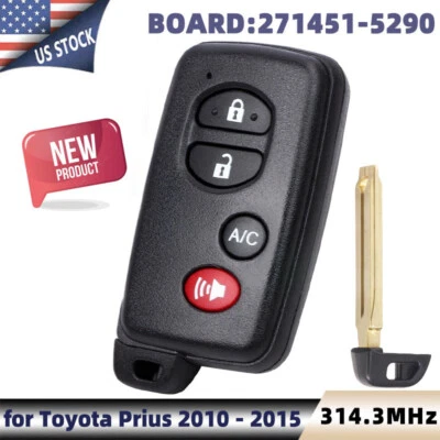 Mando a distancia inteligente para Toyota Prius 2010 2011 2012 2013 2014 2015 271451-5290 Foto 1 de 4