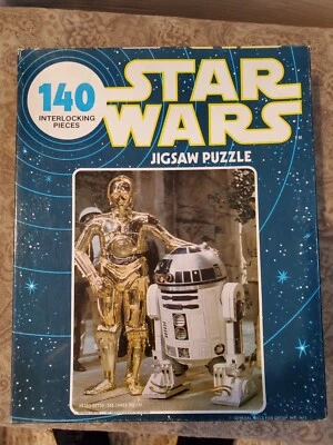 Rompecabezas Kenner completo 140 piezas vintage-1977 Star Wars R2D2 y C3PO Foto 1 de 4