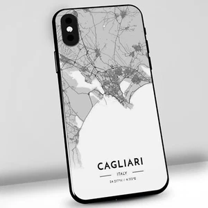 Cover Cagliari für iPhone Samsung Huawei, Handyhülle Cagliari Karte - Bild 1 von 1