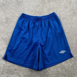 Umbro Junior City Shorts Size Youth XL Royal Blue Mesh Liner Soccer Sports - Picture 1 of 11