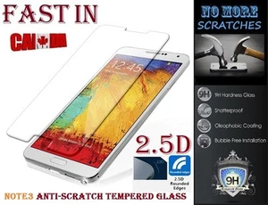 2.5D 9H Premium REAL Tempered Glass Samsung Galaxy Note3 Note 3 Screen Protector - Photo 1 sur 1