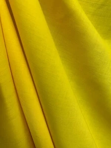 YELLOW LIGHT WEIGHT COTTON FABRIC (45 in.) Sold By The Yard - Picture 1 of 1