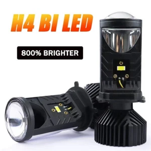 H4 LED Projector Lens Headlight Car LED 6000K With Turbo Fan 22000LM 90W For _yi - Picture 1 of 9