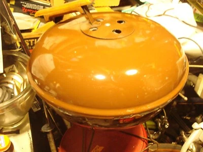 Hervidor de agua para barbacoa Weber Smokey Joe sj100 vintage años 70 camping picnic parrilla granero fresco Foto 1 de 4