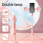 1 Set Phone Tripod 1.7 Meters Taking Pictures Foldable Handheld Selfie Stand Led