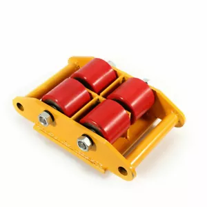 6Ton Moving Yellow Dolly Skate Machinery Roller 4Pcs - VEVOR - Picture 1 of 13