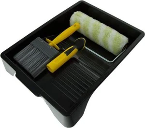 Coral Max Coat Exterior Paint Roller Kit with Headlock Frame 4 Piece Set Large - Picture 1 of 4