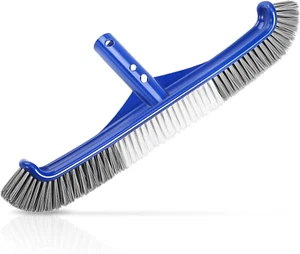 Pool Brush Head, 17.5" Pool Brushes for Cleaning Pool Walls, Curved Ends High-Ef - Picture 1 of 12