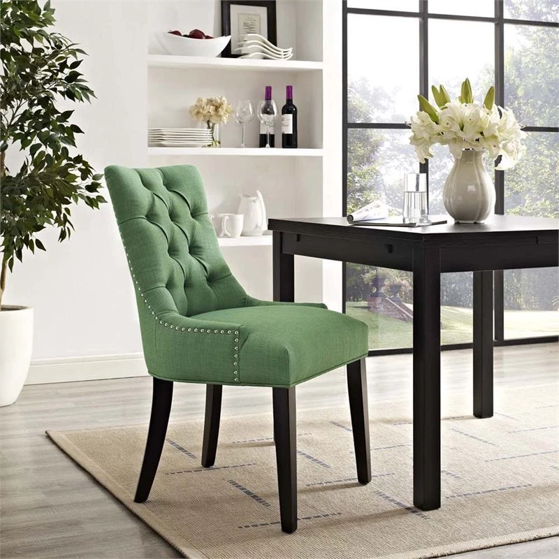 Modway EEI-2223-GRN Regent Fabric Dining Chair In Green