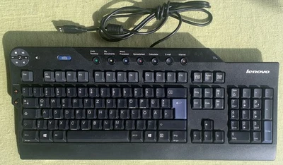 Lenovo SK-8815 USB-Tastatur – Sehr guter Zustand, Multimedia-Tasten, voll funkti - Bild 1 von 2