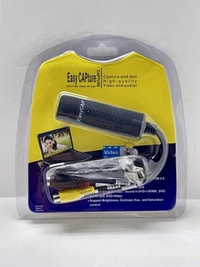Easy CAP DC60 USB 2.0 Video Adapter with Audio Capture & Edit. Brand New! - Afbeelding 1 van 4