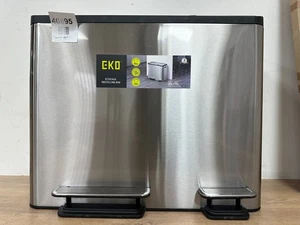 EKO Wertstofftonne, Edelstahl, Edelstahl matt, 32,1 x 60,5 x 49,2 cm - Bild 1 von 4
