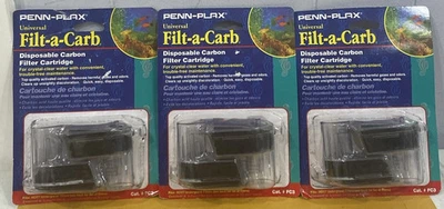 (Lot Of 3) Penn-Plax Filt-a-Carb | Disposable Carbon Filter Cartridge | FC3. - Image 1 of 3