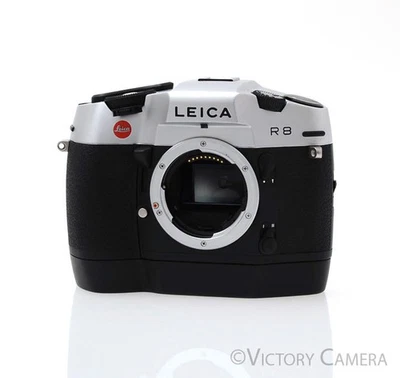 Cámara fotográfica Leica R8 cromada SLR con bobinadora de motor [EXC+] Foto 1 de 4