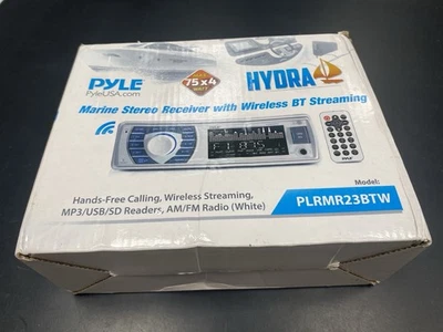 Pyle PLRMR23BTW Bluetooth Marine Receiver Stereo - Image 1 of 4
