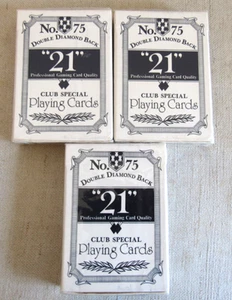 Vintage Playing Cards ARRCO 21 Diamond Back Sealed # 75 YOU ARE BUYING ONE PACK - Picture 1 of 5