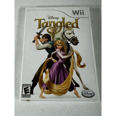 Disney Tangled (Nintendo Wii, 2010) CIB Complete with Manual - Image 1 of 3