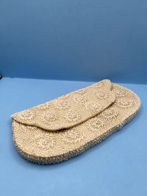 Vintage Beaded Clutch Bag 1950's APWA - Image 1 of 4