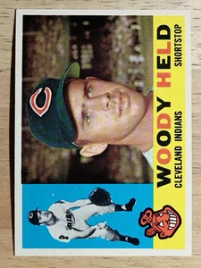 1960 Topps #178 Woody Held (nuevo) - Imagen 1 de 2