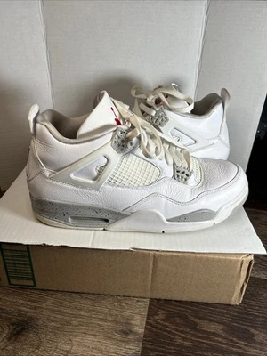 Talla 11- Jordan 4 Retro Mid Blanco Oreo- Sin Caja Foto 1 de 4