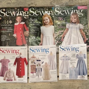 3 Lot Classic Sewing Magazine With Pattern Children 2016 2017 2020 - Bild 1 von 6