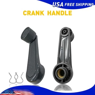 2 nuevas manivelas de manivela de ventana manual grises para Toyota T100 Tacoma 4Runner Corolla K Foto 1 de 4