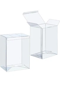  30 Pcs Clear Plastic Toy Protector Case 4 Inch Toy Display Case Vinyl  - Picture 1 of 8