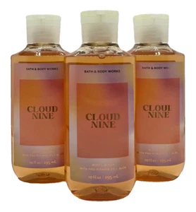 Bath & Body Works LOT of 3 Cloud Nine Shower Gel Body Wash 10 oz Lavender Amber - Picture 1 of 2