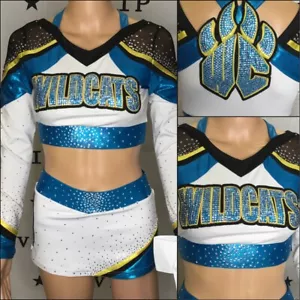 Uniforme de porristas Allstars Wildcats Youth XL - Imagen 1 de 8