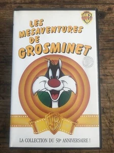 COLLECTION DU 50 ème ANNIVERSAIRE ... LOONEY TUNES ... GROSMINET ... VHS - Photo 1/4