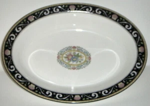 Wedgwood Runnymede-Blue 10" Oval Vegetable Bowl - Picture 1 of 1