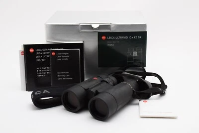 [CAJA] Binoculares negros Leica Ultravid 10x42 BR 40262 de JAPÓN Foto 1 de 4