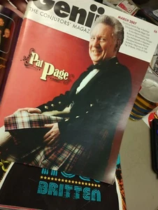 Pat Page Genii Magazine Issue March 2007 Lance Burton Interview - Picture 1 of 3